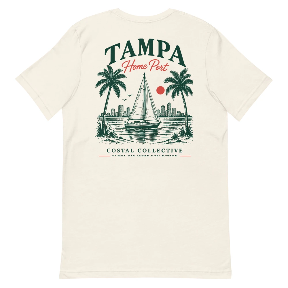 Tampa Home Port Tee back print