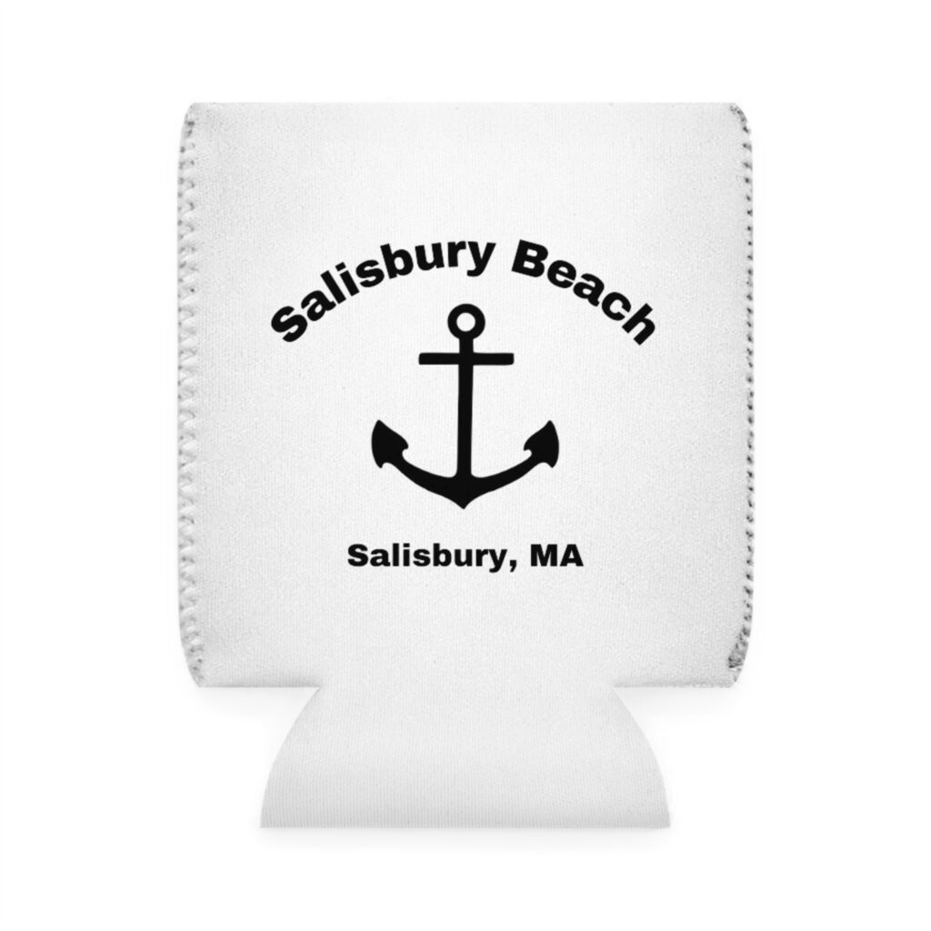 Salisbury Beach Anchor Can Cooler Sleeve